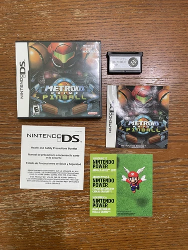 New ListingMetroid Prime: Pinball (Nintendo DS 2005) Case, Manual, Rumble Pak, No Game Card