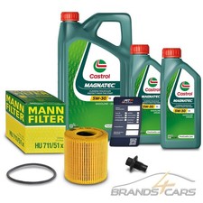 MANN ÖLFILTER+7L CASTROL MAGNATEC 5W-30 FÜR CITROEN JUMPER 2.2 BJ 06- MANN ÖLFILTER+7L CASTROL MAGNATEC 5W-30 FÜR CITROEN JUMPER 2.2 BJ 06-