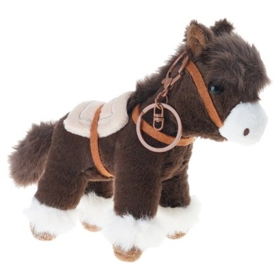 Premium Furry Horse Key Band Displaying Traditional Auspicious Design