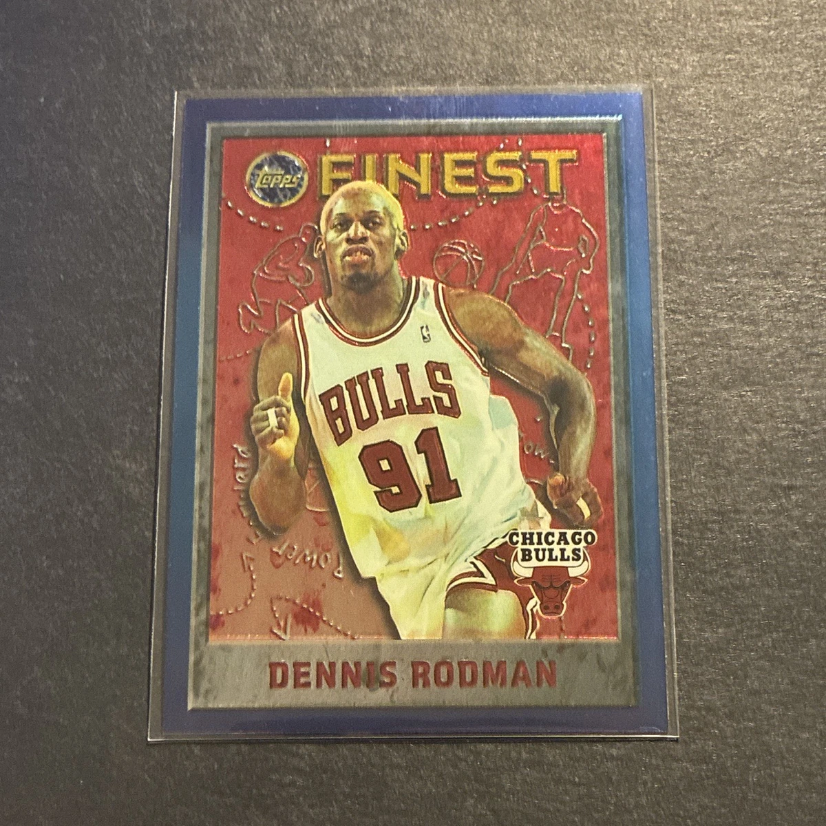Topps Dennis Rodman Basketball Chicago Bulls Sports Trading Cards