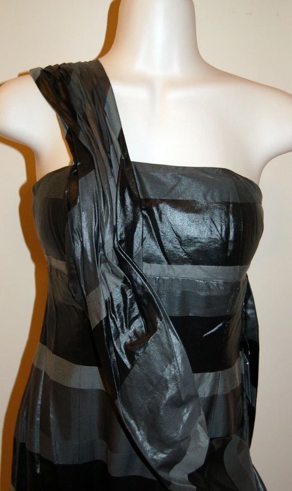 NUEVO CON ETIQUETAS L.A.M.B. Vestido de cóctel de un hombro, talla 2 Foto 3 de 4