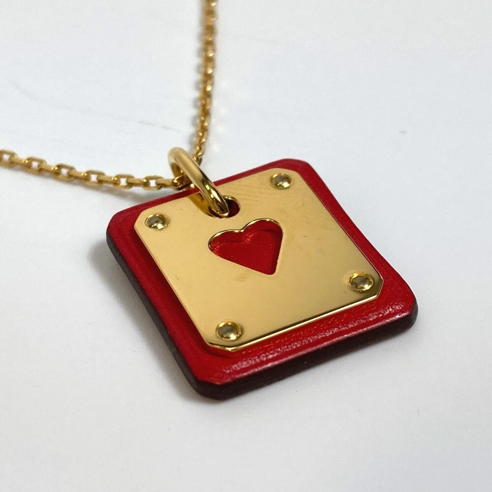 Hermes on sale heart necklace