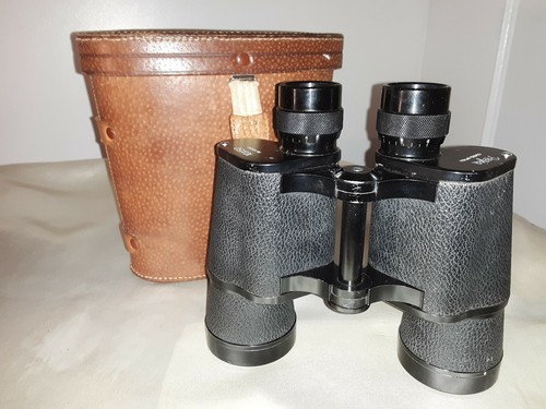 Vintage Regia 10X50 Precision Field Fernglas No 10954 mit Lederetui SCHÖN