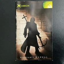Hunter The Reckoning Microsoft XBOX Instruction Manual Only