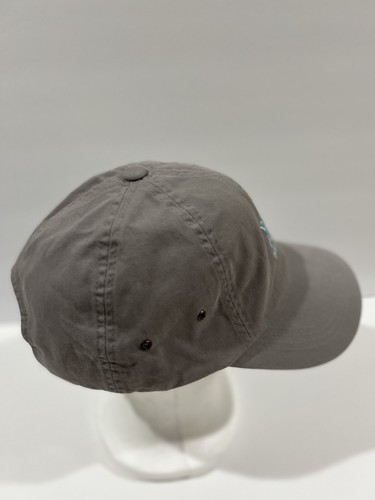 Peter Millar Mens Golf Hat Gray Baseball Adjustable Strapback Crown Logo Cap - Picture 4 of 6
