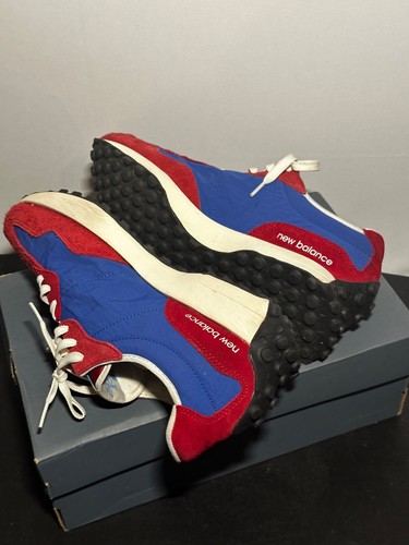 New Balance 327 Sneakers - Team Red Blue MS327CH Size 10.5 Pre-Owned - Picture 2 of 12
