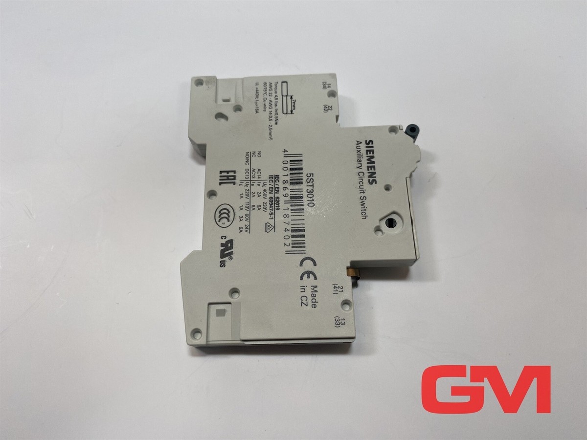 Siemens 5st3010-0hg Interrutor Auxiliar De Corriente 1na 1nc | Meses Sin Interés - Foto 2
