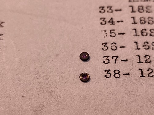 Set Of NOS Hamilton 12s Balance C&F Hole 12 Jewels - Picture 4 of 6