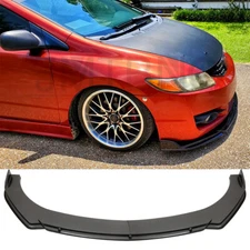 For Honda Civic SI Coupe 2006-2021 Front Bumper Splitter Spoiler Carbon Fiber