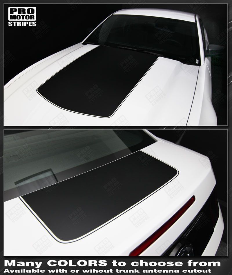 Ford Mustang Hood and Trunk Stripes Decals 2010 2011 2012 2013 2014 Pro Motor