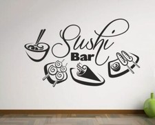 Wandaufkleber Wandtattoo Aufkleber Küche SET Kochen Asia Food Japan Sushi Bar 71