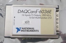 National Instruments DAQCard-6036E Data Acquisition, 188035D-01, PCMCIA