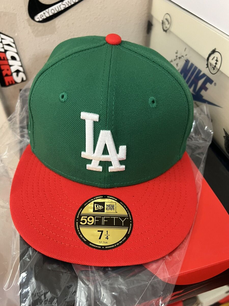 New Era LA DODGERS UNDFTD Undefeated Kelly Green Red 7 1/4 New Era LA DODGERS UNDFTD Undefeated Kelly Green Red 7 1/4