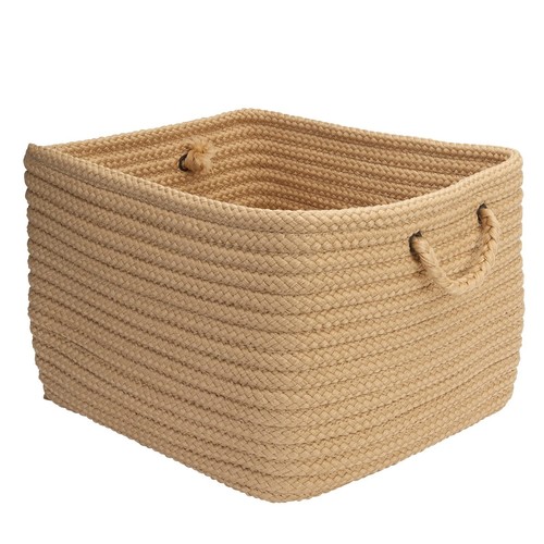 Colonial Mills Modern Farmhouse Braided Mudroom Basket, 12"x10"x8", Sage - Picture 3 of 5