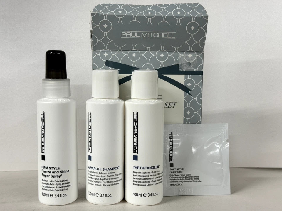 Paul Mitchell shampoo + conditioner + Freeze & shine , 4 Piece Travel Gift Set - Image 2 of 4