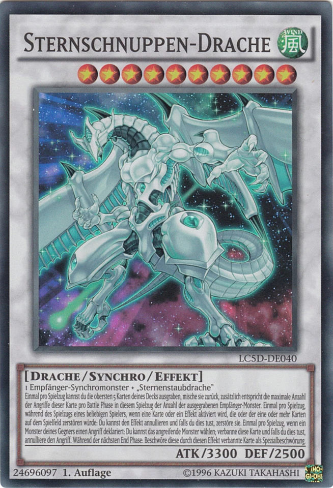 YU-GI-OH, STERNSCHNUPPEN-DRACHE, SR, LC5D-DE040, 1. Auflage, TOP - Bild 1 von 1