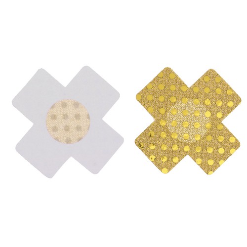 UK 20Pcs Cross Shape Self-Adhesive Satin Nipple Covers Breast Pasties Stickers - Picture 20 of 56