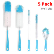 5 Pcs Bottle Brush Cleaner Long Large Cleaning for Thermos, Water Bottles Straws