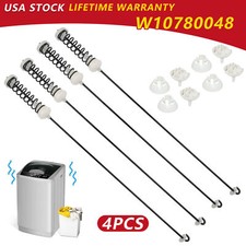 4pcs W10780048 Washer Suspension Rod Kit For Whirlpool Kenmore Washing Machine