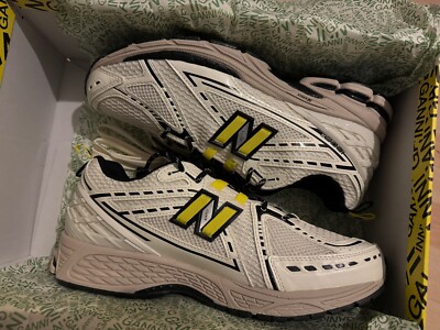New Balance X Ganni 1906R 1906 R Weiß Gelb EU 45 US 11 Neu DS