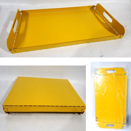 Vintage Aluminium Werkzeugablage mit Griff 18" x 12" - Bild 2 von 11