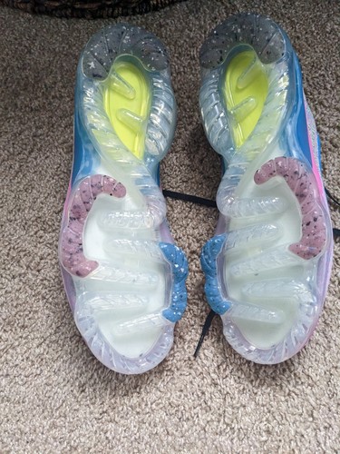 Nike Air Vapor Max 2021 Flyknit Next Nature Pink Blast DX3369-600 W taglia 11,5 - Foto 3 di 4