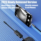 Waterproof IP68 Endoscope Inspection Camera Cam for iOS iPhone 14/13/12/Android