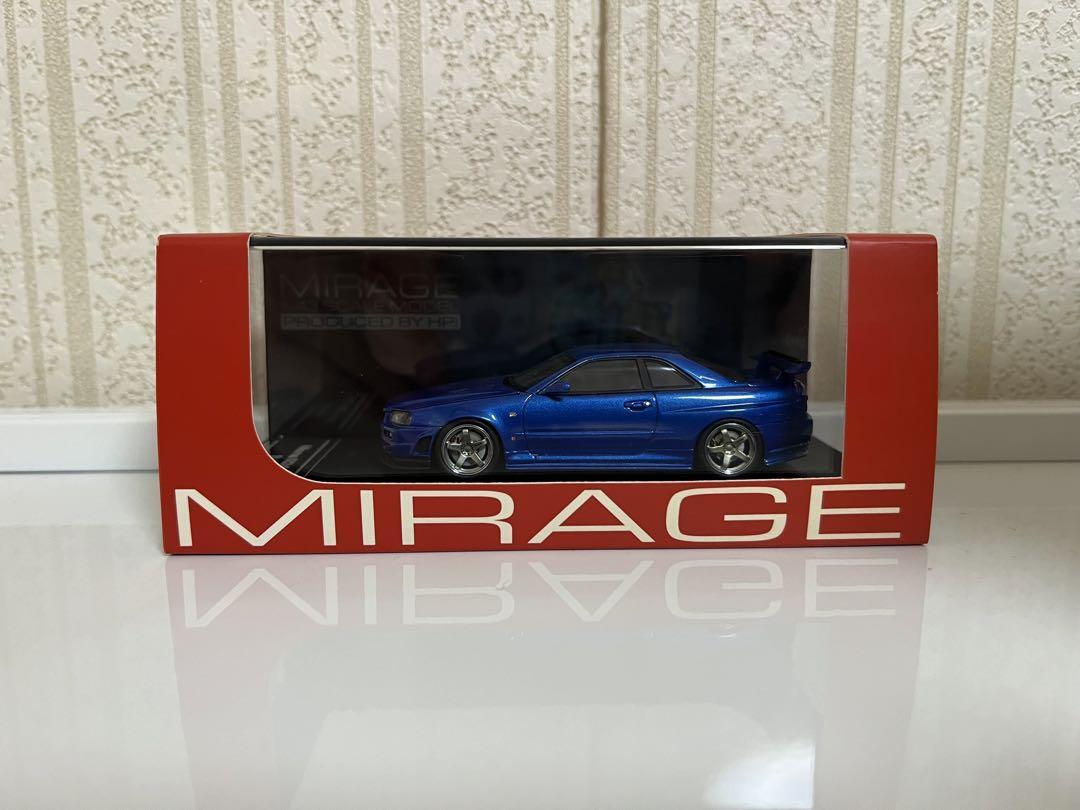 hpi MIRAGE 1/43 NISMO R34 GT-R S-tune Bayside Blue | eBay