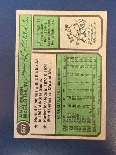 Tarjetas de béisbol Topps 1974 completan el conjunto que elijas elegir cada una #458 - 660 - Imagen 125 de 249