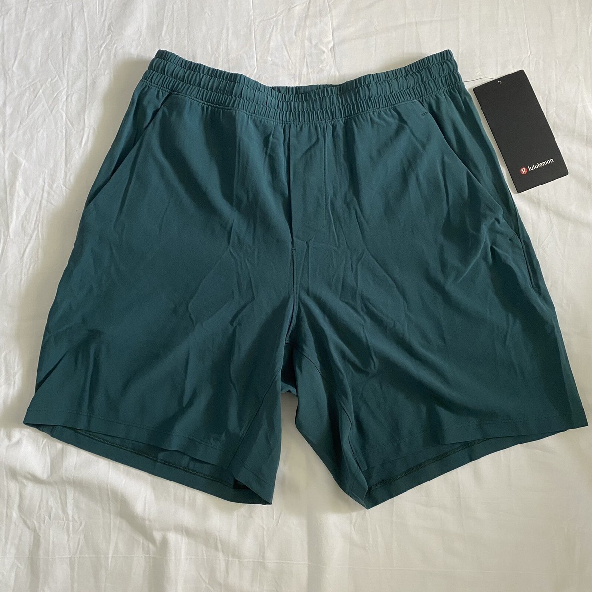 Lululemon Pace Breaker Short 5” *LL Linerless LM7AUQS GRNJ Teal