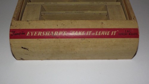 Vintage Eversharp Mechanical Pencil Lead Dealer Counter Table Top Display Case - Picture 2 of 19