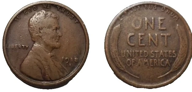 Lincoln Wheat US Small Cents 1918 for sale | eBay