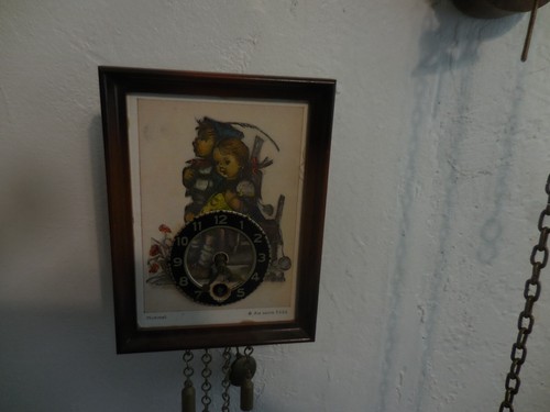 Este reloj de un día miniatura vintage de Hummel por J. Engstler FUNCIONA MUY BIEN - Imagen 2 de 24