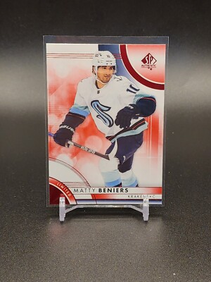Matty Beniers 2023-24 SP Authentic #14 Limited Red