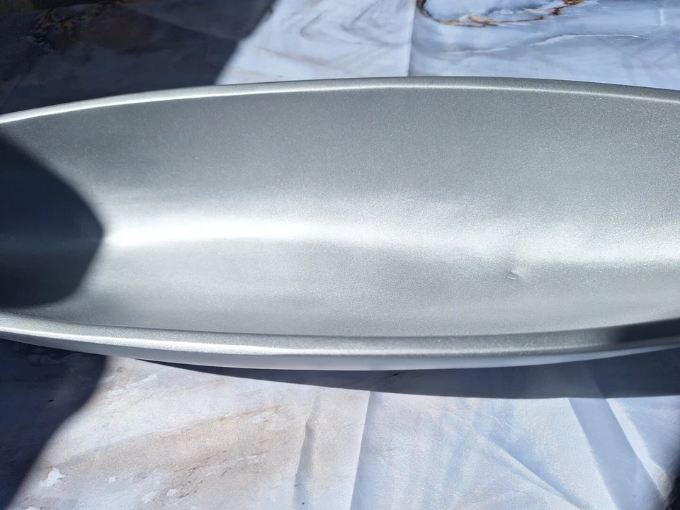 Schale Dekoschale Tischdeko Schüssel Obstschale Schiff Groß Deko 0911 F Silber - Bild 4 von 4