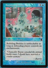 Bubbling Beebles FOIL Urza's Destiny PLD Blue Common CARD (296751) ABUGames