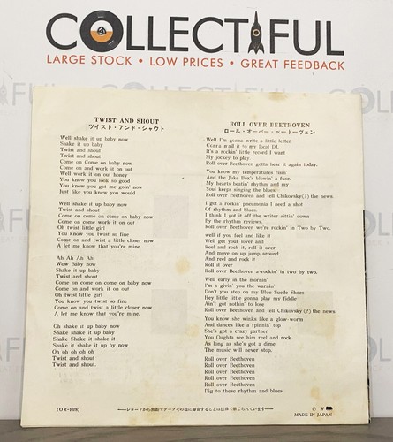 BEATLES - TWIST AND SHOUT - 1078 ODEON 1964 - JAPAN - PS - 45 7" SINGLEš„ - Picture 2 of 4