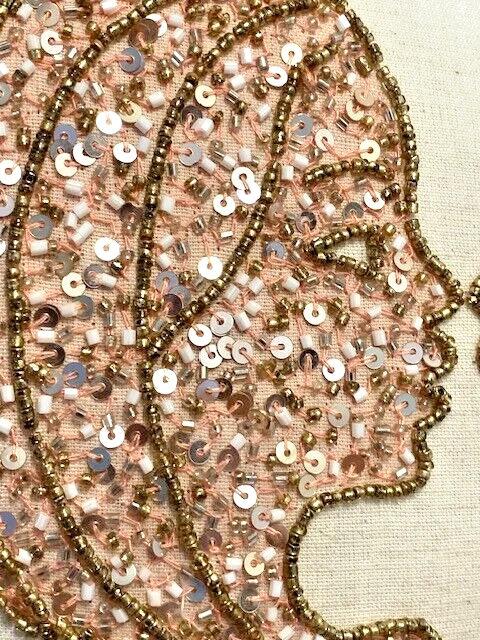 Throw Pillow Decor Gemin Boho MCM Whimsey Zodiac Fairy Astrology Sequin VTG - Image 4 of 4