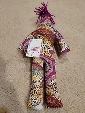 Dammit Doll With Tags NWT 12"  Modern Art Multicolored 