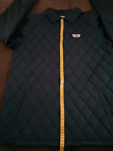 VANS OFF THE WALL QUILTED JACKET ALL WEATHER MENS X SMALL BLUE NEW WITH TAGS - Picture 6 of 7