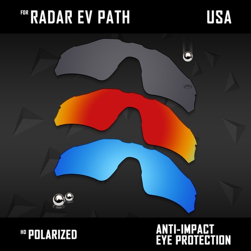 Lote de lentes de repuesto polarizadas antiarañazos para Oakley Radar EV Path OO9208 - Imagen 28 de 37