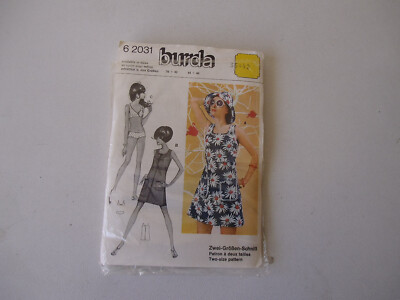 Burda Damen 62031 Vintage Zwei-Größen-Schnitt 36+42