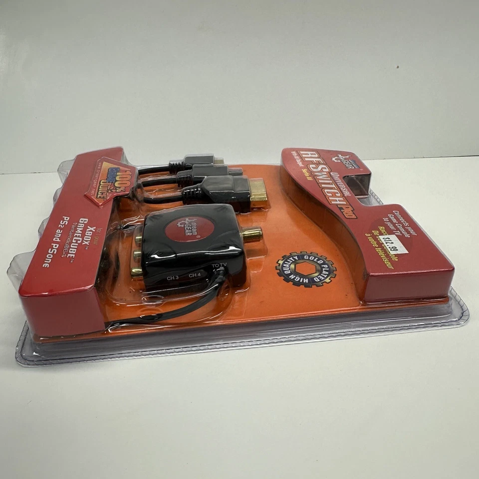 dreamGear Universal RF Switch PRO with AV Output (XBox, GameCube, N64, PS2) NEW - Image 4 of 4