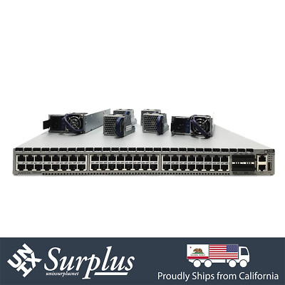 48 Port 10GB RJ45 Low Power 300W Switch Arista 1/10GBASE-T |4x 40G 1 Yr Warranty