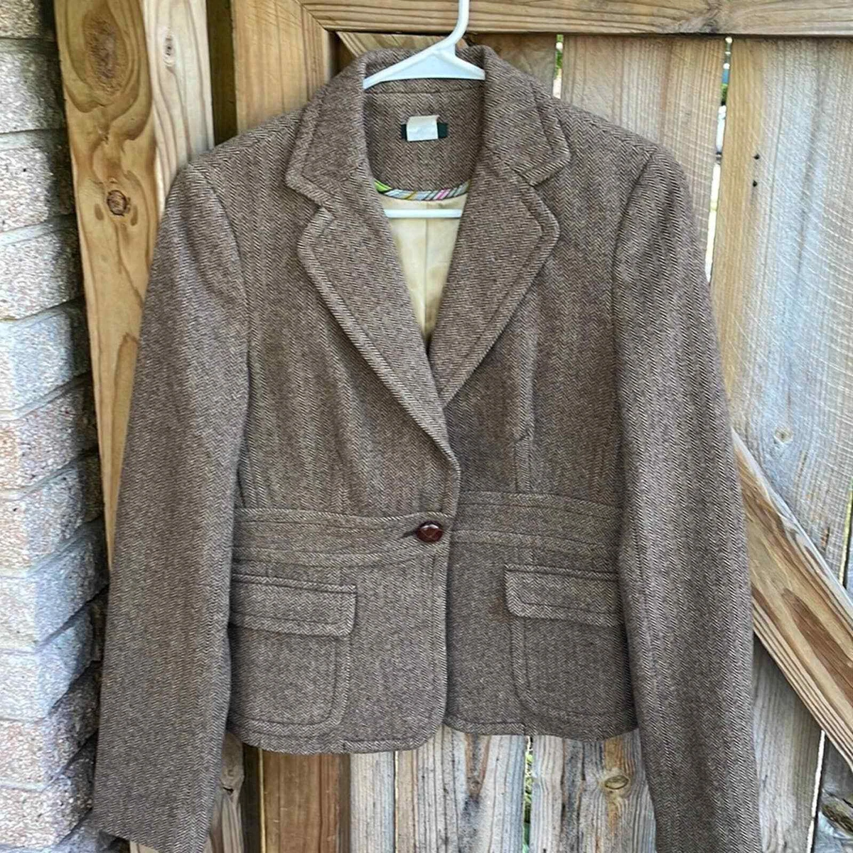 Blue tweed riding jacket shop