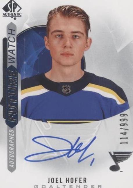 2020-21 SP Authentic - Joel Hofer #231 - 1 of 1