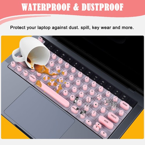 Keyboard Cover for Long Nails Raised Silicone Film Office Study Typing Protector - Picture 7 of 12