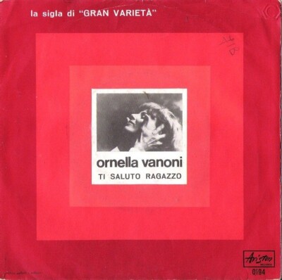 Ornella Vanoni    Grüße Junge / Ein Mann und eine Frau TOP PLATTE VON 1967