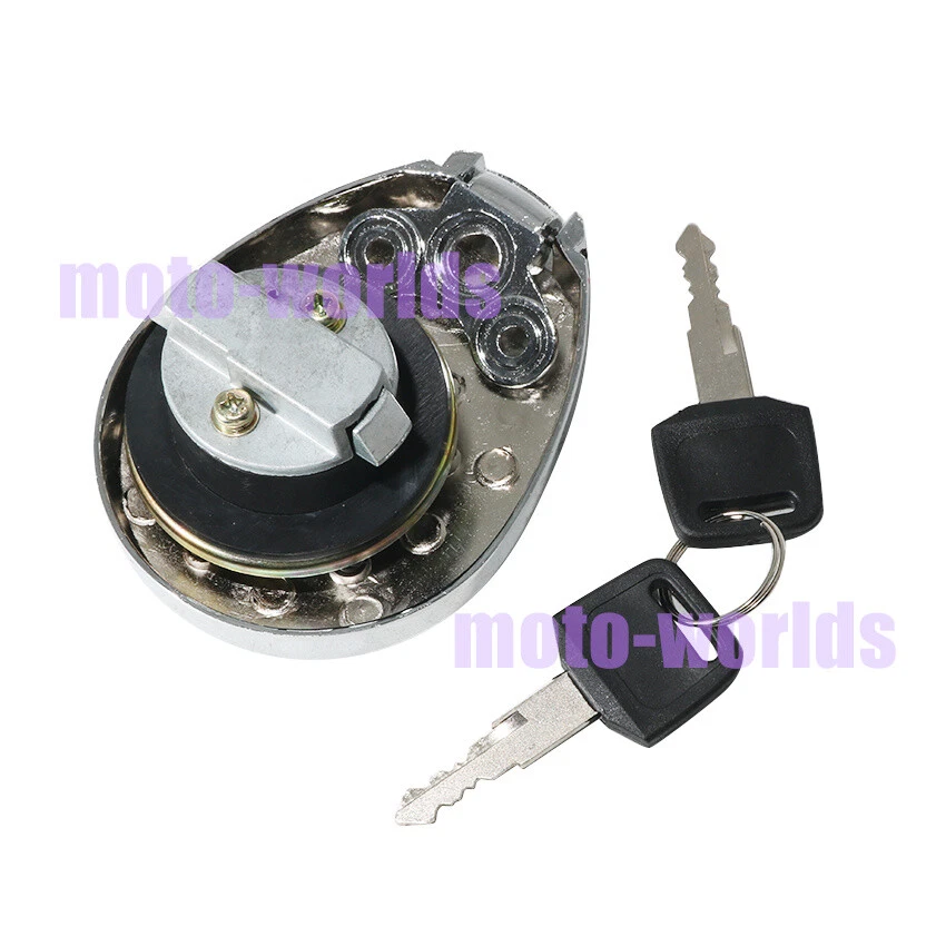 Fuel Gas Tank Cap Cover Key Fit for Kawasaki EL250 Eliminator 250 1987 1988-1996 - Imagem 4 de 4