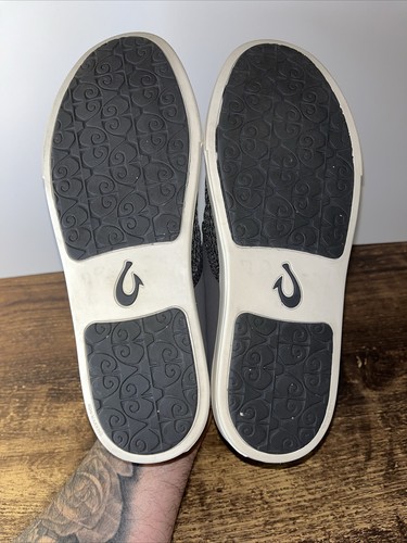 Olu'Kai Pehuea Womens Size 8.5Shoes Gray Slip-On Comfort Casual Low Top Sneakers - Picture 9 of 11